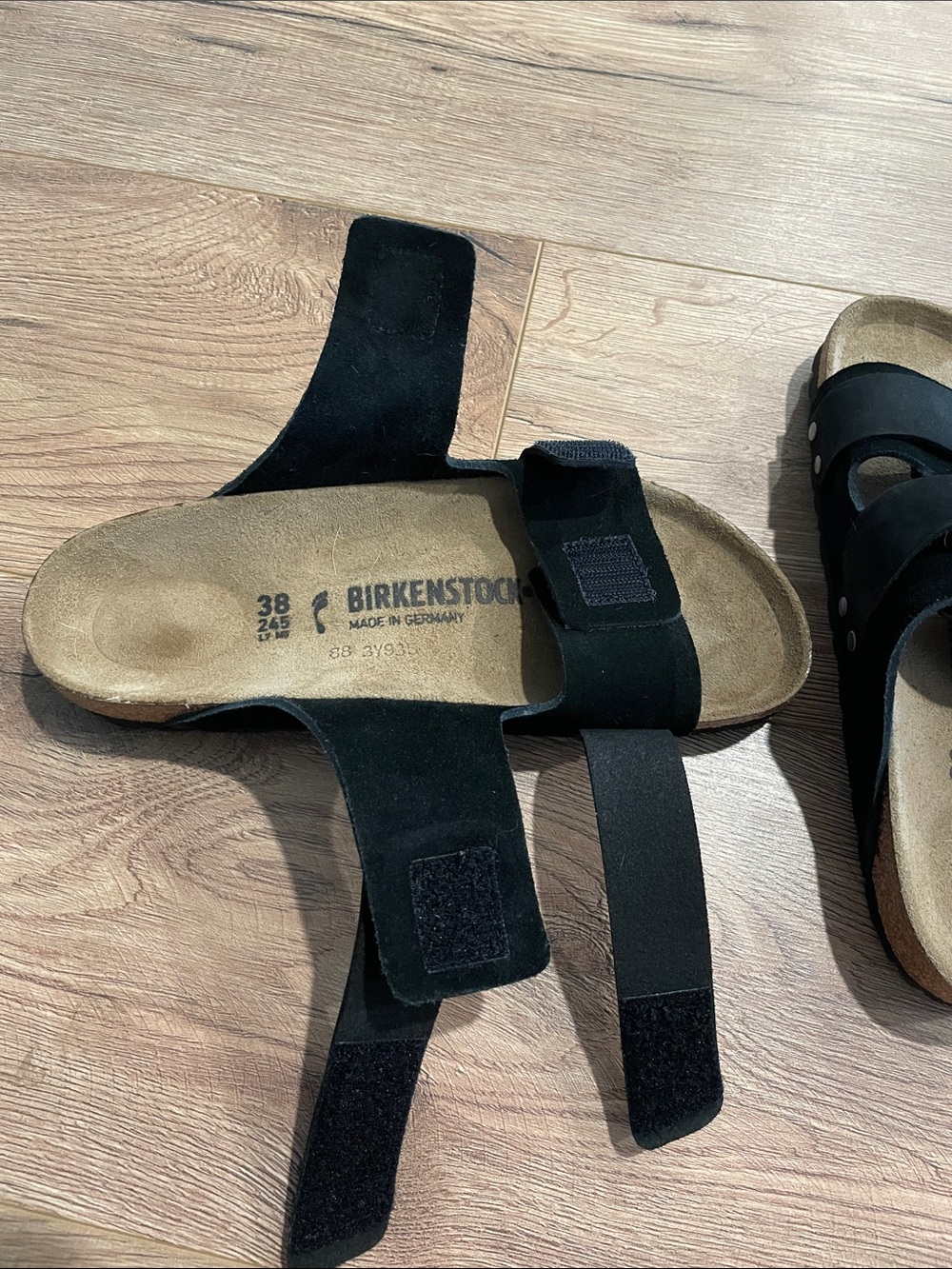 Nwob Birkenstock Uji sandal, black 38 - Picture 3 of 4